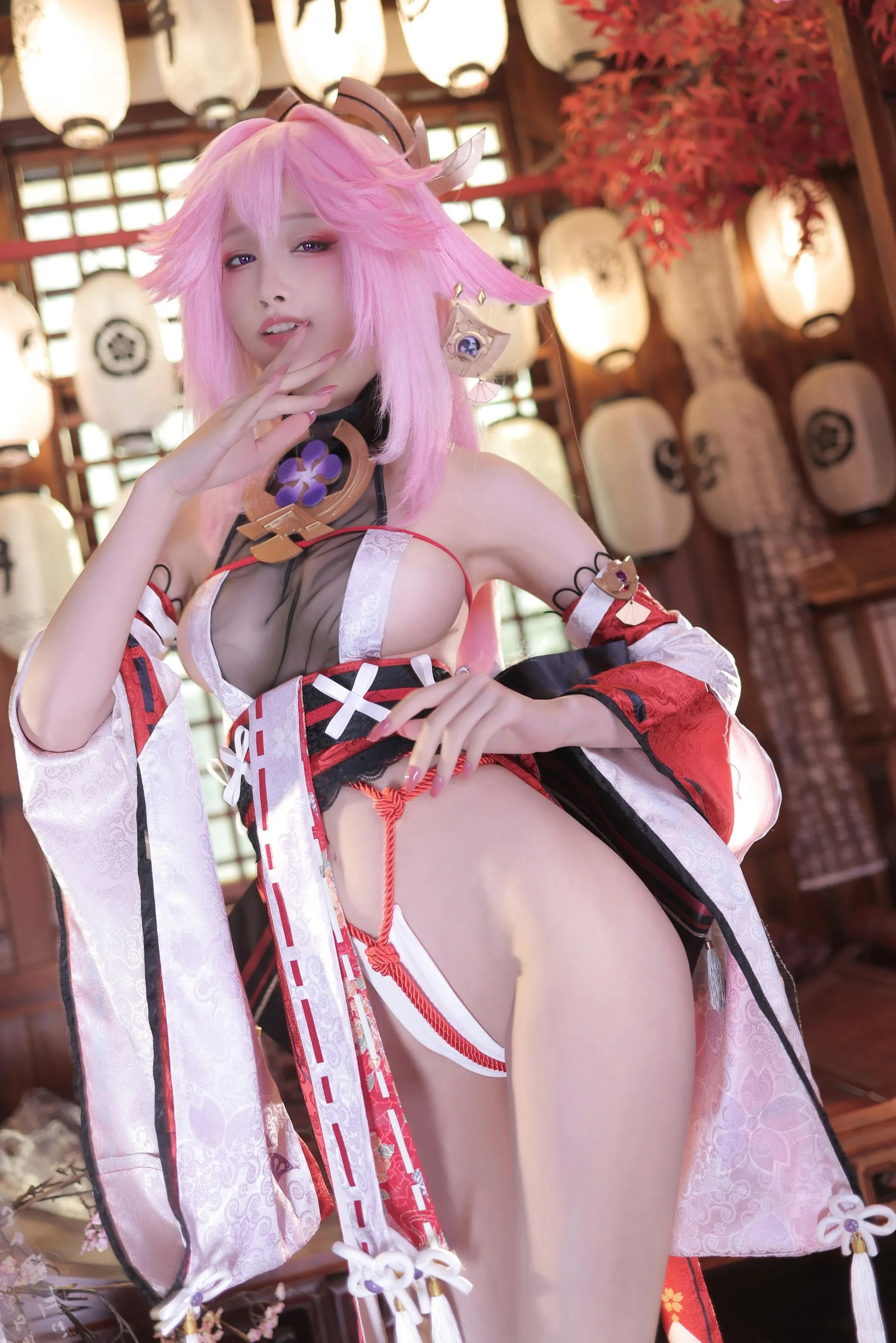 水淼Aqua – NO.128 新八重神子 [93P]插图6